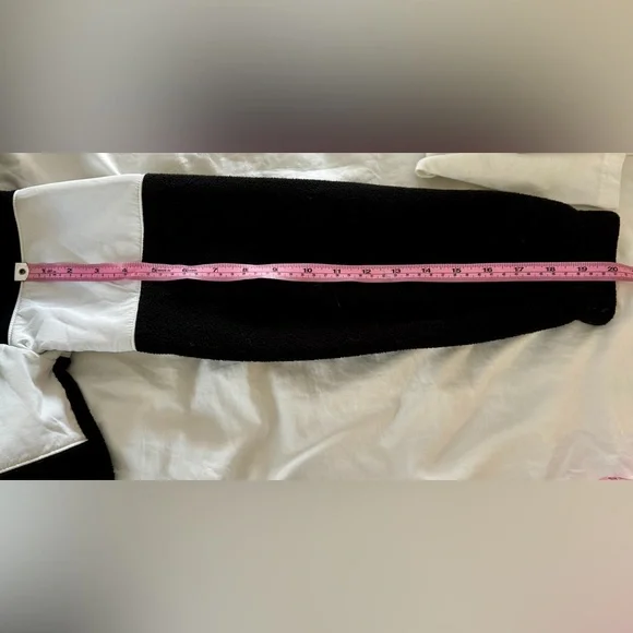 Fila Y2K Style 1/4 Zip Pullover Fleece Black Color Logo Womens Size Small - Picture 10 of 10